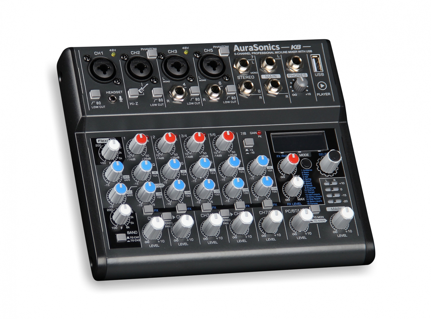AuraSonics K8 компактный микшерный пульт в Старом Осколе