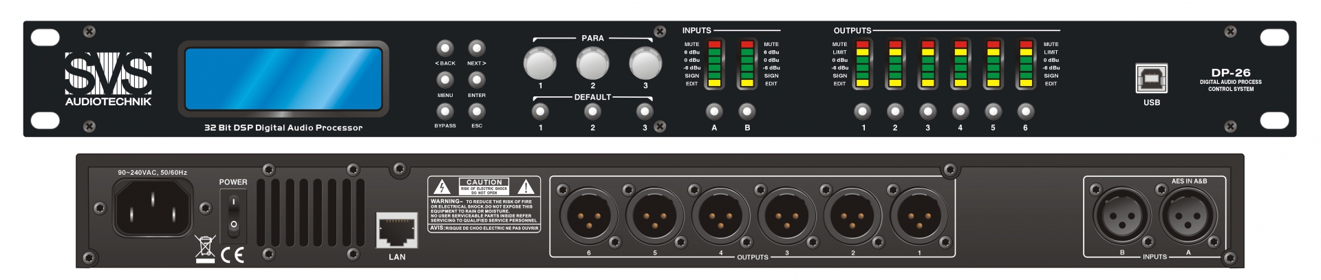 SVS Audiotechnik DP-26 Цифровой процессор: 2 входа 6 выходов в Старом Осколе