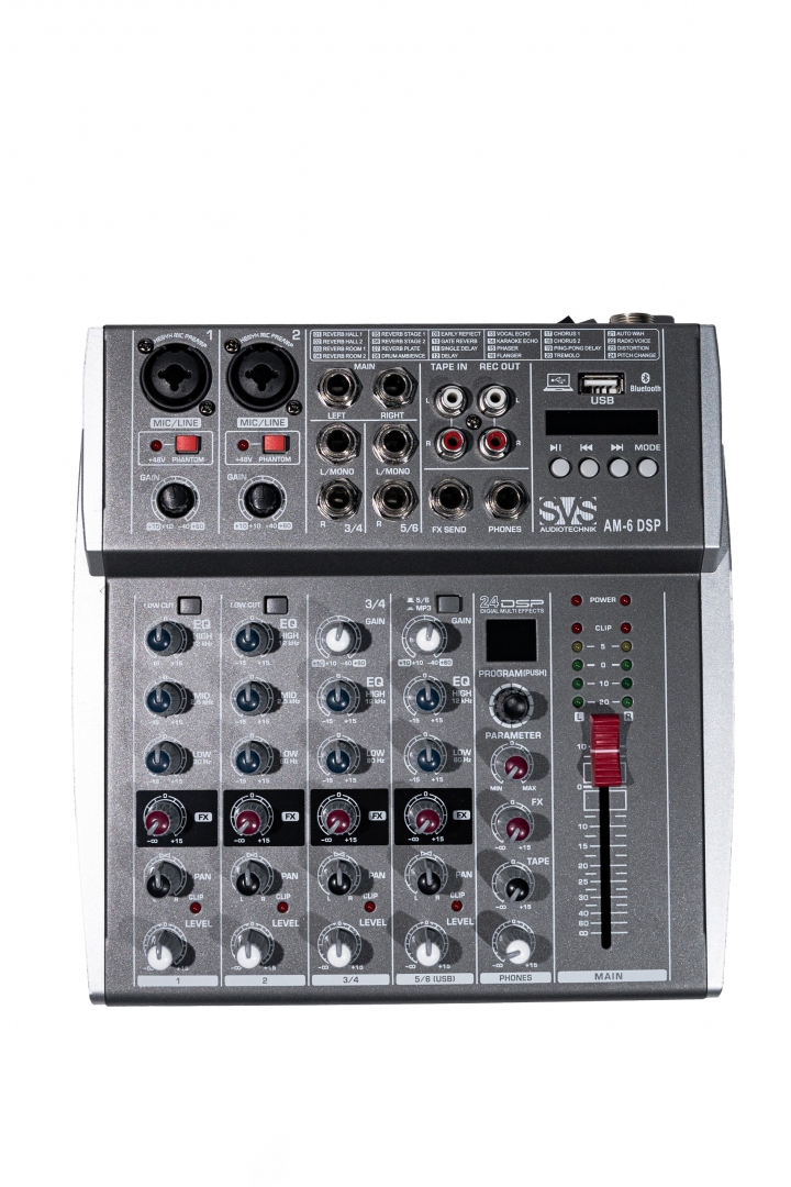 SVS Audiotechnik mixers AM-6 DSP Микшерный пульт аналоговый, 6-канальный SVS Audiotechnik mixers в Старом Осколе