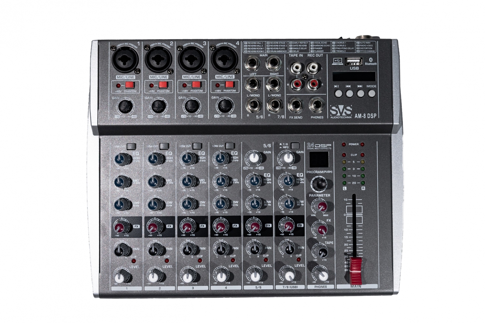 SVS Audiotechnik mixers AM-8 DSP Микшерный пульт аналоговый, 8-канальный в Старом Осколе